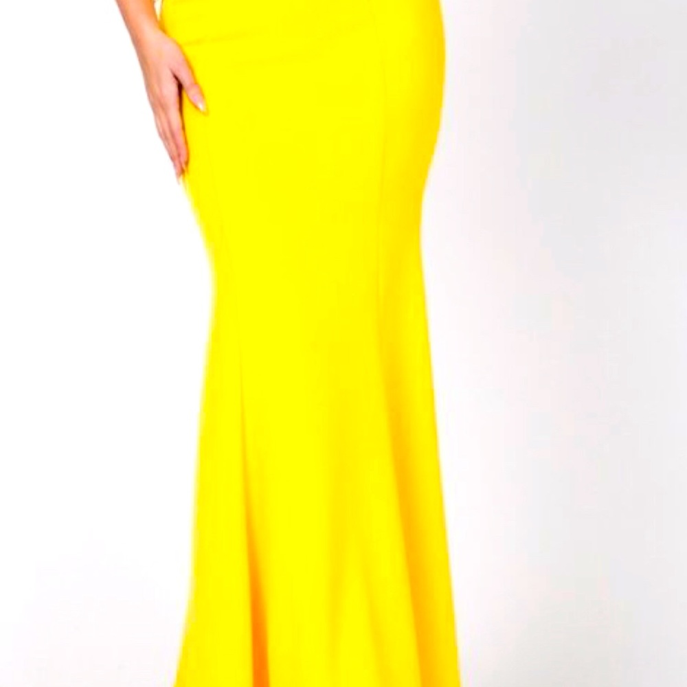 Canary Yellow Maxi Mermaid Skirt